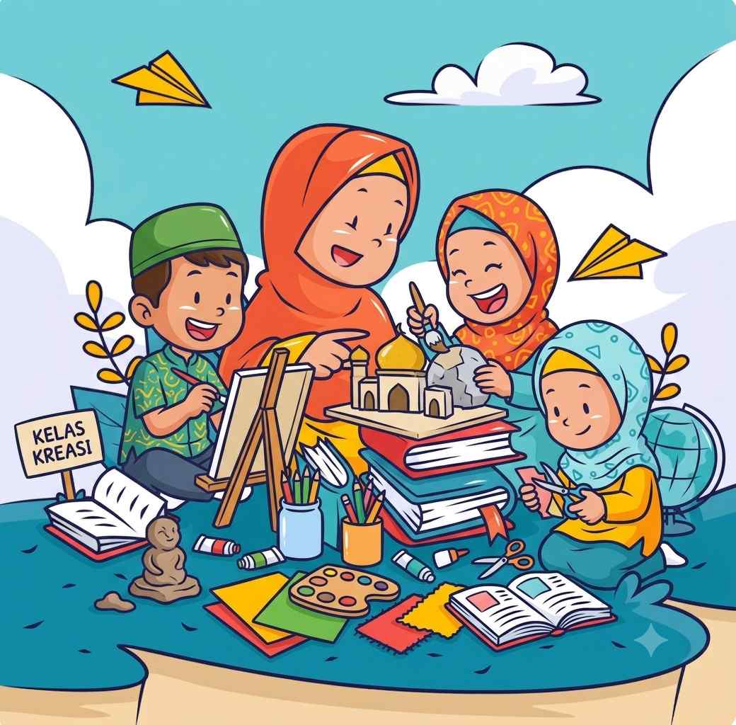 Seni Rupa Kelas 4 – Lingkungan Sebagai Objek Seni